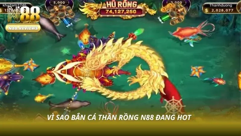 Cách Chơi Bắn Cá Thần Rồng N88 - Bật Mí Bí Kíp Thắng 2026 Người chơi săn boss thần rồng cực hấp dẫn